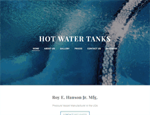Tablet Screenshot of hotwatertank.us
